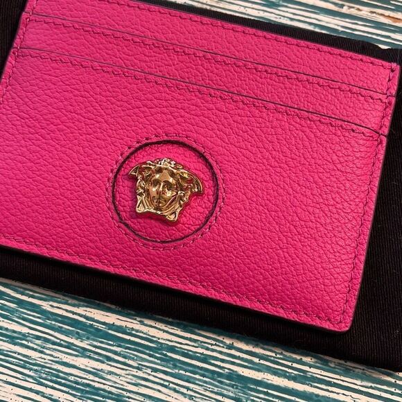 Versace Authentic Leather Medusa Card Holder - Picture 3 of 10